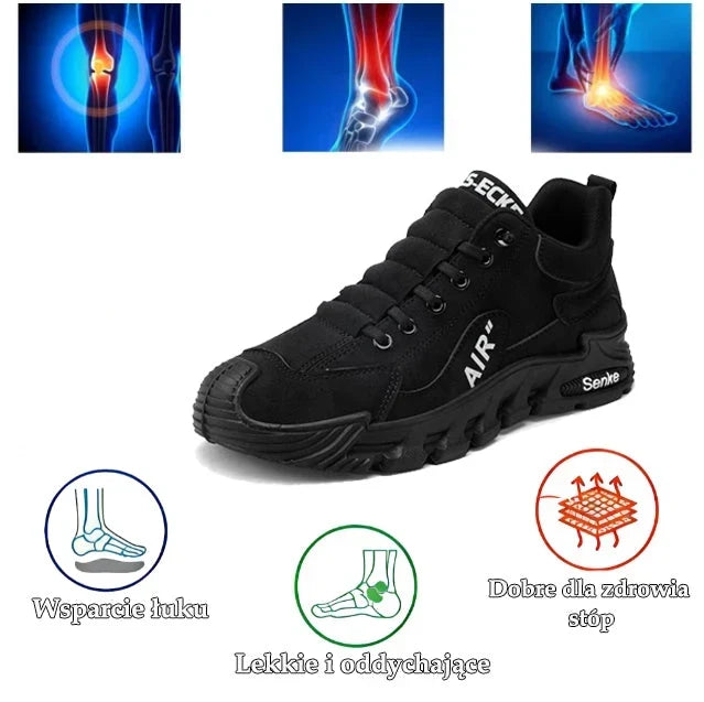 ⏰Oferta ograniczona czasowo – wkrótce wygaśnie✅Najnowszej generacji buty trekkingowe z podparciem łuku stopy i funkcją korygującą chód