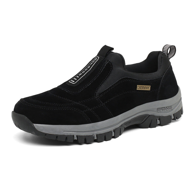 🔥Offerta speciale di oggi🦌Scarpe in pelle scamosciata di alta qualità🦶Alleviano il dolore ai piedi e la fascite plantare✅Impermeabili, antiscivolo, morbide e comode