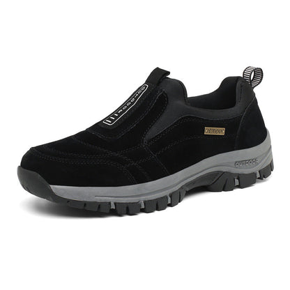 🔥Offerta speciale di oggi🦌Scarpe in pelle scamosciata di alta qualità🦶Alleviano il dolore ai piedi e la fascite plantare✅Impermeabili, antiscivolo, morbide e comode