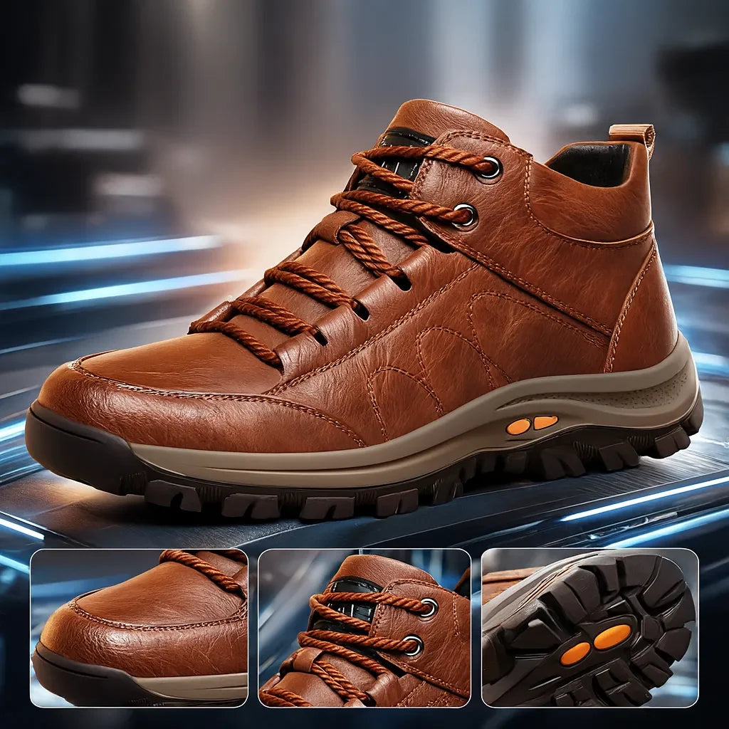 🐂 Scarpe da uomo in pelle di vitello, cucite a mano in Australia 👞, dal design ergonomico, ✅ che offrono supporto all'arco plantare per alleviare il dolore alle articolazioni e ai piedi.