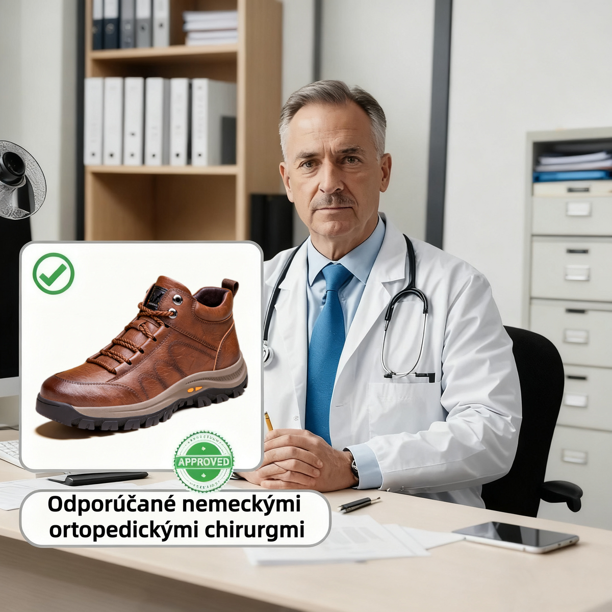 【⏰ Posledný deň – zľava 70 %! Nepremeškajte to!】 Ergonomicky navrhnutá ortopedická obuv tlmiaca nárazy – ✅️ ortopedická obuv z pravej kože, špeciálne navrhnutá pre európskych mužov.