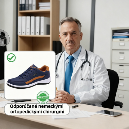 【⏰ Posledný deň – zľava 70%! Nenechajte si to ujsť!】 Ergonomicky tvarovaná ortopedická obuv s tlmením nárazov – ✅️ Ortopedická obuv, navrhnutá špeciálne pre európskych mužov.