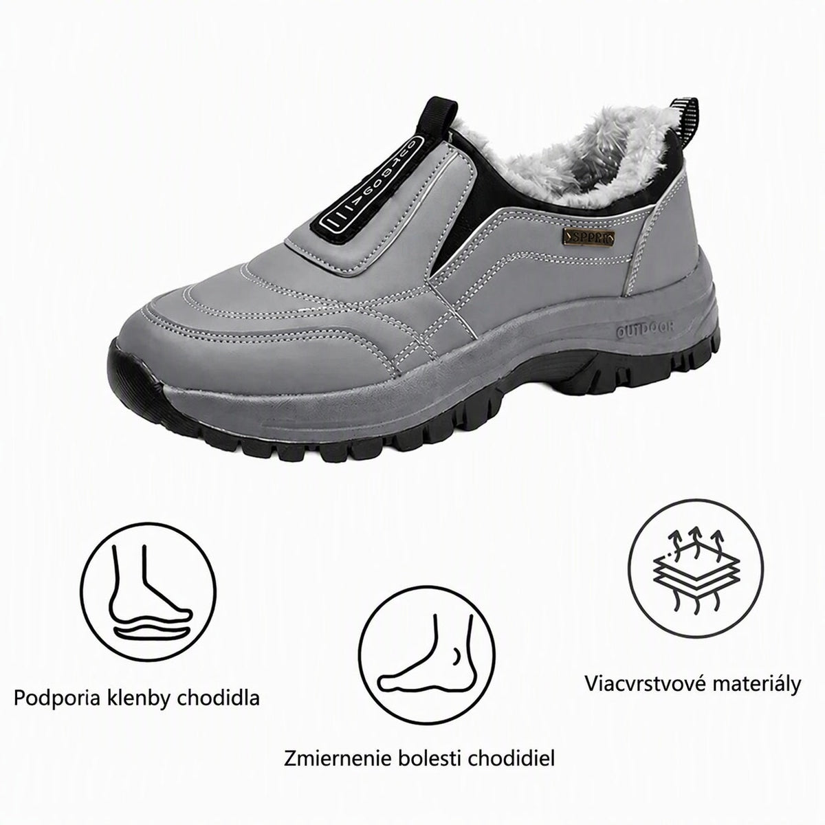 ⚡Časovo obmedzená zľava 70 % — Ergonomická ortopedická obuv — Úľava od bolesti nôh, chrbta a kĺbov — Unisex