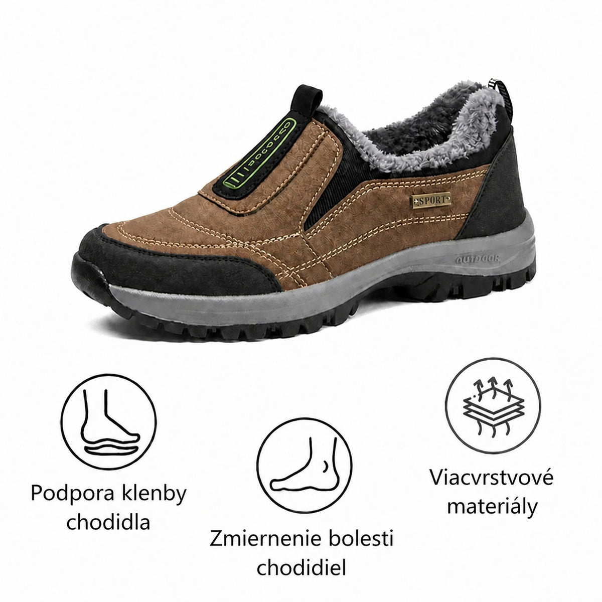 ⚡Časovo obmedzená zľava 70 % — Ergonomická ortopedická obuv — Úľava od bolesti nôh, chrbta a kĺbov — Unisex