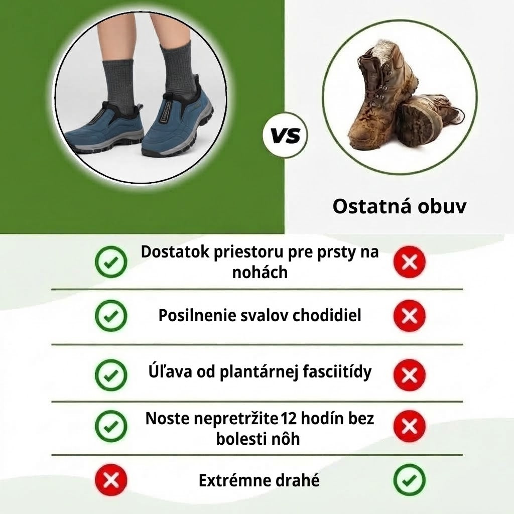 Claywisp®|【⏰Dnes zľava 70 %! Nepremeškajte to!】Ergonomicky tvarovaná ortopedická obuv na chôdzu s tlmením nárazov✅️Zdravotná ortopedická obuv navrhnutá špeciálne pre Európanov
