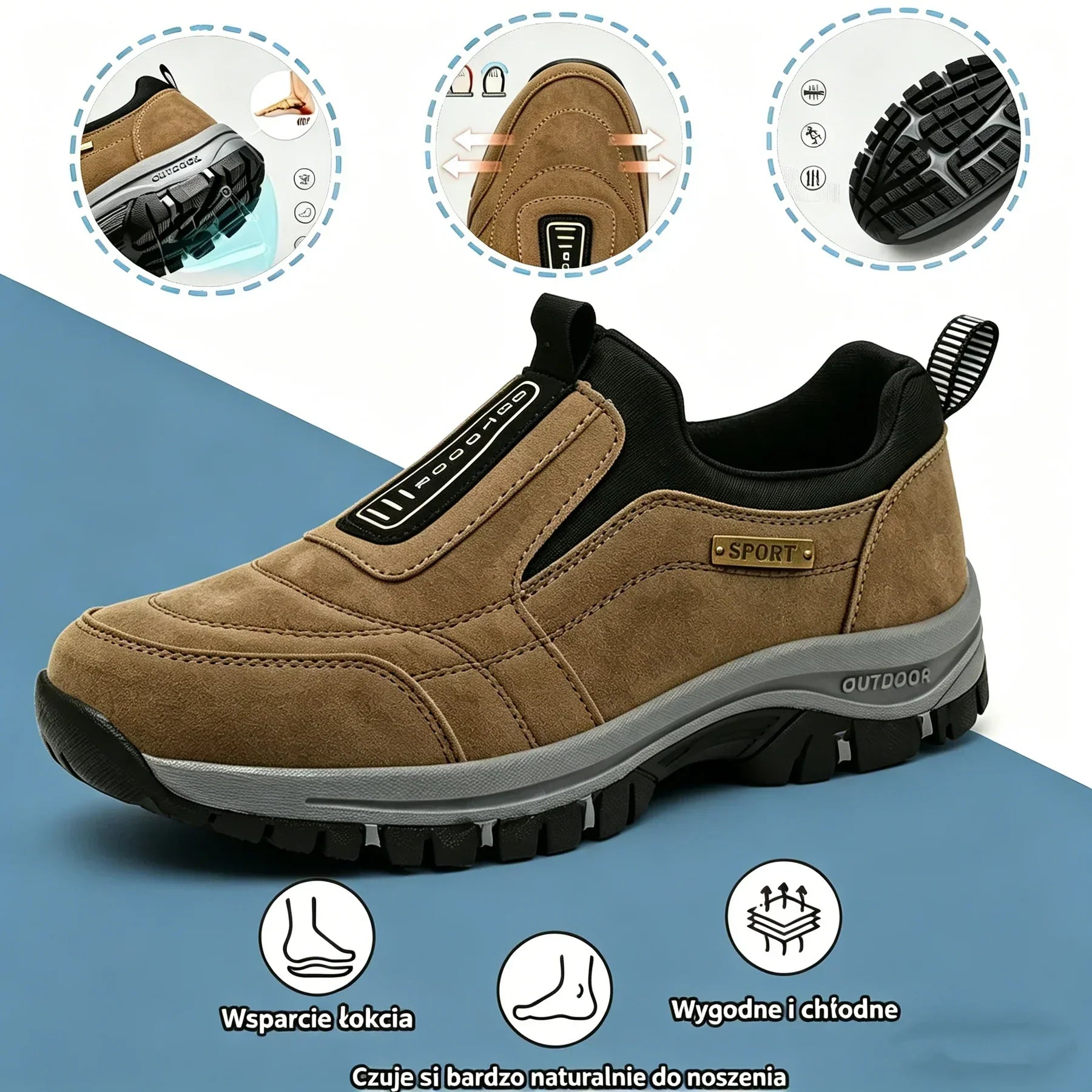 Claywisp®|【⏰Dnes zľava 70 %! Nepremeškajte to!】Ergonomicky tvarovaná ortopedická obuv na chôdzu s tlmením nárazov✅️Zdravotná ortopedická obuv navrhnutá špeciálne pre Európanov