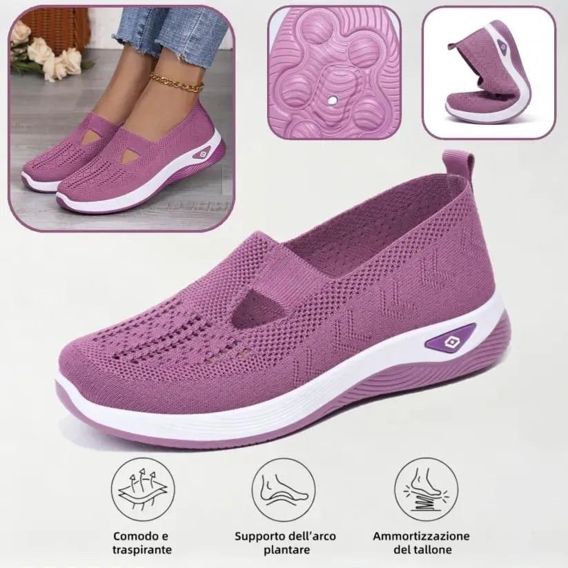 🎉Scarpe ortopediche dal design ergonomico! 👟Solette in memory foam🚶‍♂️ Camminata senza dolore | Supporto ortopedico + esperienza confortevole