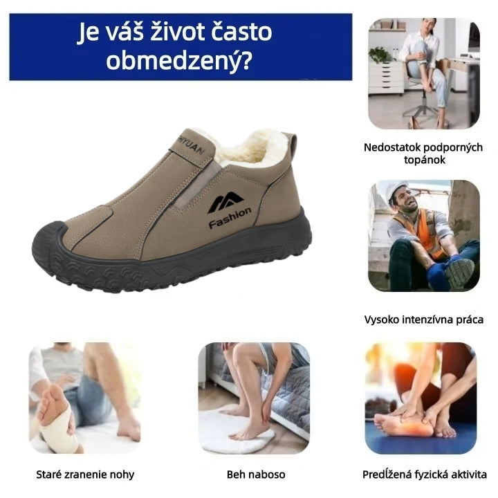 【⏰ Posledný deň – zľava 70%! Nenechajte si to ujsť!】 Ergonomicky tvarovaná ortopedická obuv s tlmením nárazov – ✅️ Ortopedická obuv, navrhnutá špeciálne pre európskych mužov.
