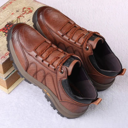 (🎉Ultimo giorno per approfittare dello sconto del 40%, non perdertelo!) 🐂Scarpe ortopediche da uomo, realizzate in pelle di vitello australiana👞 Pelle ✅Cucite a mano, supporto plantare: camminata comoda, allevia il dolore