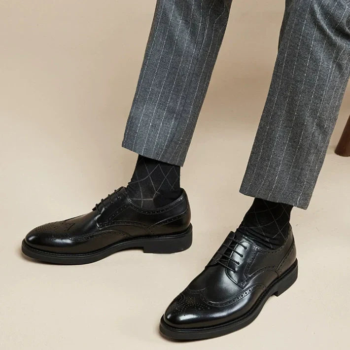 🎁Hoje com 50% de desconto✅Sapatos em pele de alta qualidade - Alivia as dores nas articulações 👞 Caminhada confortável