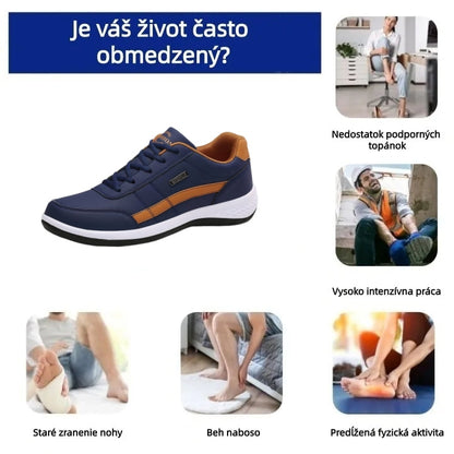【⏰ Posledný deň – zľava 70%! Nenechajte si to ujsť!】 Ergonomicky tvarovaná ortopedická obuv s tlmením nárazov – ✅️ Ortopedická obuv, navrhnutá špeciálne pre európskych mužov.