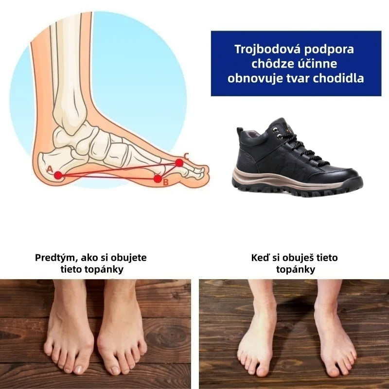 【⏰ Posledný deň – zľava 70 %! Nepremeškajte to!】 Ergonomicky navrhnutá ortopedická obuv tlmiaca nárazy – ✅️ ortopedická obuv z pravej kože, špeciálne navrhnutá pre európskych mužov.