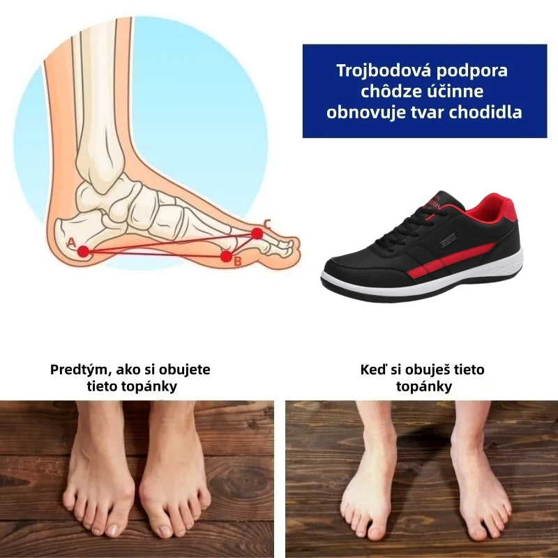 【⏰ Posledný deň – zľava 70%! Nenechajte si to ujsť!】 Ergonomicky tvarovaná ortopedická obuv s tlmením nárazov – ✅️ Ortopedická obuv, navrhnutá špeciálne pre európskych mužov.