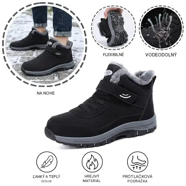 🎉 Posledný deň – špeciálna ponuka so zľavou 70 % ⏰ Ergonomická, ortopedická zimná obuv, ktorá účinne uľavuje od bolesti nôh, kolien a chrbta ✅ Vhodná pre mužov aj ženy.