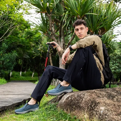 🔥Offerta speciale di oggi🦌Scarpe in pelle scamosciata di alta qualità🦶Alleviano il dolore ai piedi e la fascite plantare✅Impermeabili, antiscivolo, morbide e comode