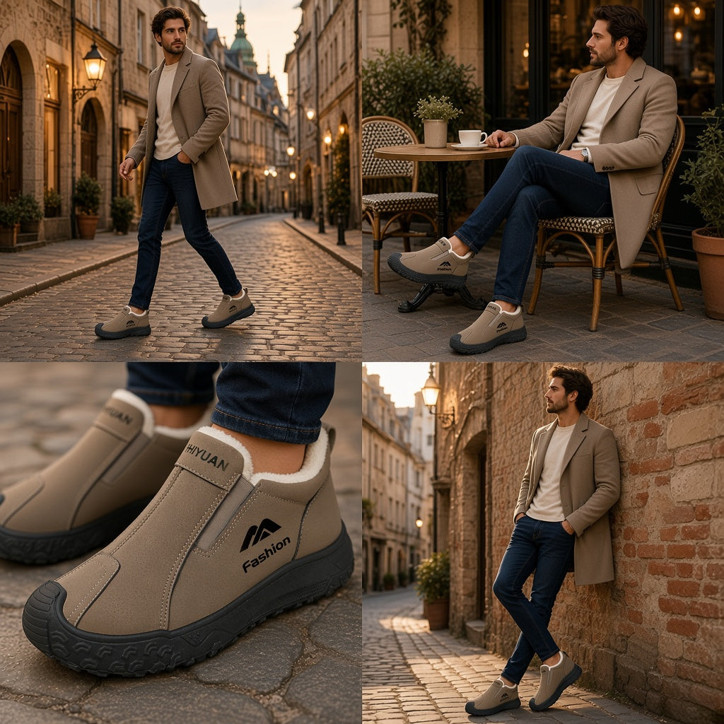 【⏰ Posledný deň – zľava 70%! Nenechajte si to ujsť!】 Ergonomicky tvarovaná ortopedická obuv s tlmením nárazov – ✅️ Ortopedická obuv, navrhnutá špeciálne pre európskych mužov.