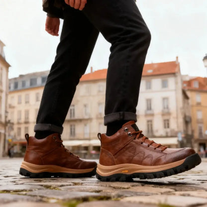 【⏰ Posledný deň – zľava 70 %! Nepremeškajte to!】 Ergonomicky navrhnutá ortopedická obuv tlmiaca nárazy – ✅️ ortopedická obuv z pravej kože, špeciálne navrhnutá pre európskych mužov.