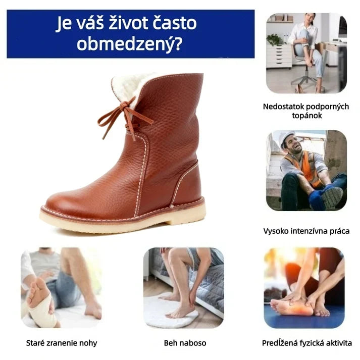 🎉 Dnešná špeciálna ponuka: 50% zľava - Nenechajte si to ujsť! ⏰ Ergonomicky navrhnutá ortopedická zimná obuv na úľavu od bolesti nôh, kolien a chrbta.